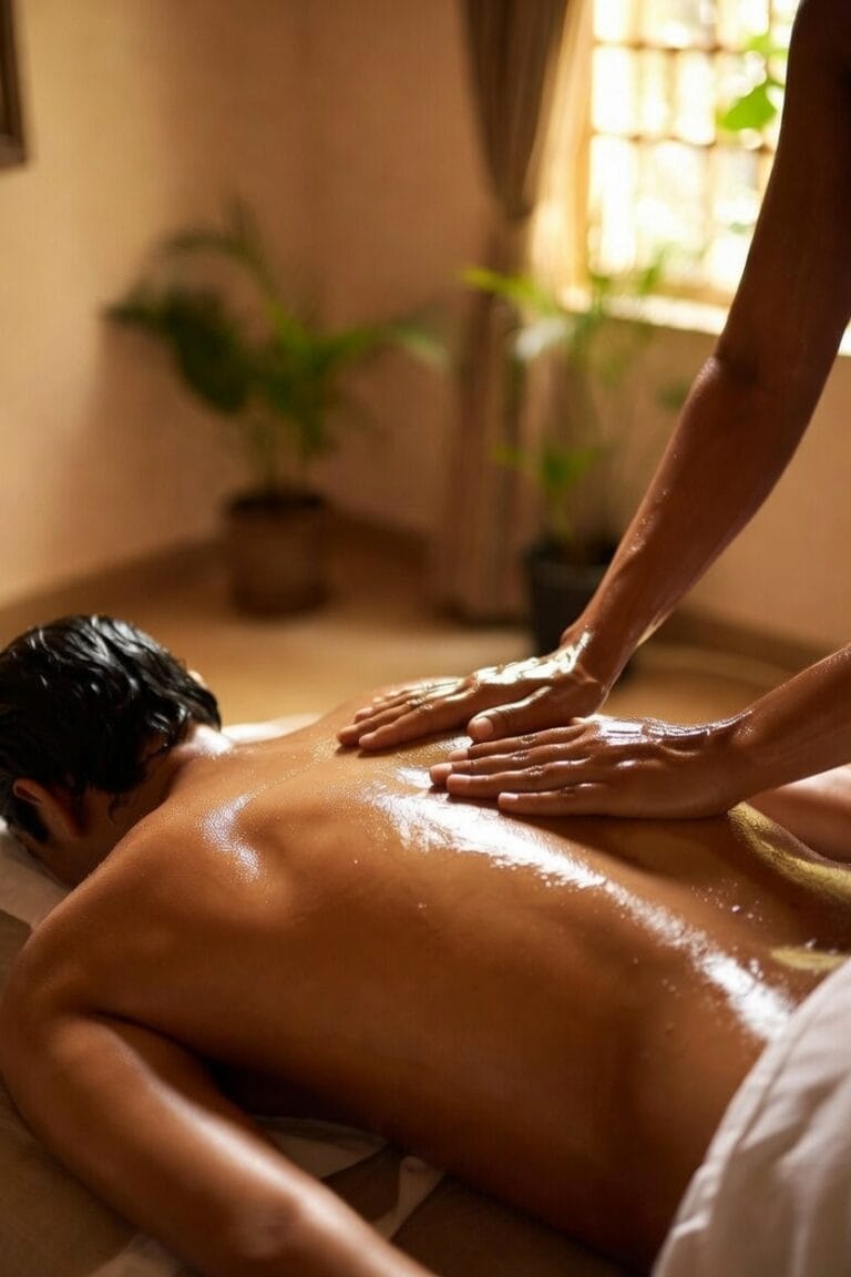 Abhyanga massage at home