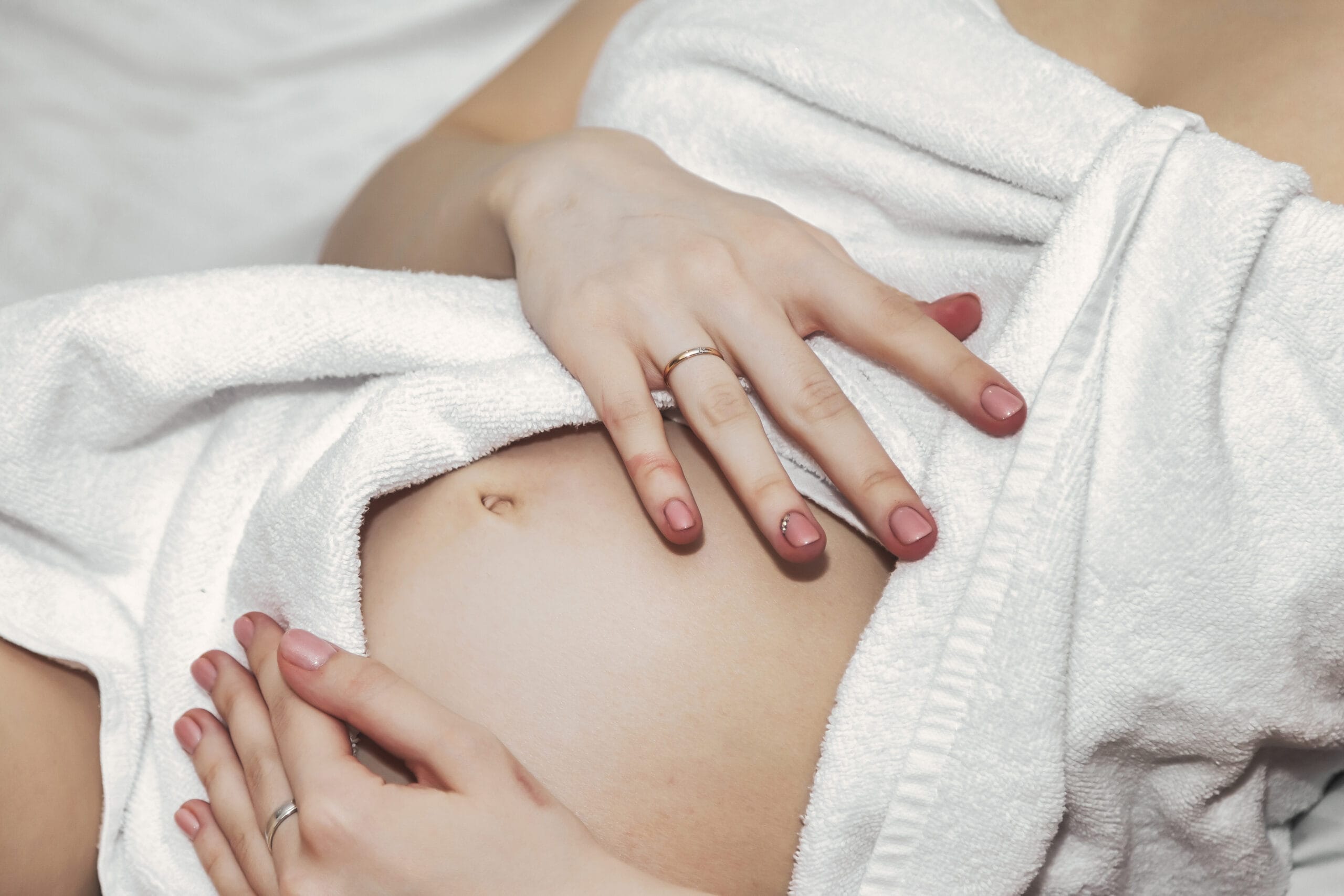 Garbhini Abhyanga prenatal massage in Bangalore with warm medicated Ayurvedic oils